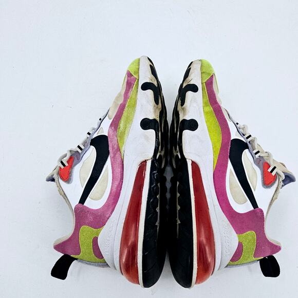 Nike Air Max 270 React Women's 7.5 White Mukti CZ9351-100 Athletic Shoes - Picture 5 of 10